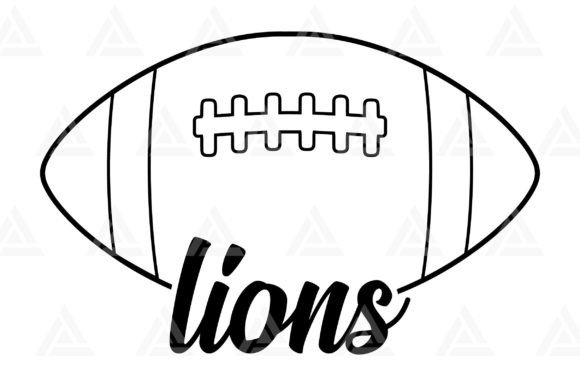 Download Lions Football Svg Cut File - Svg cut file Collection