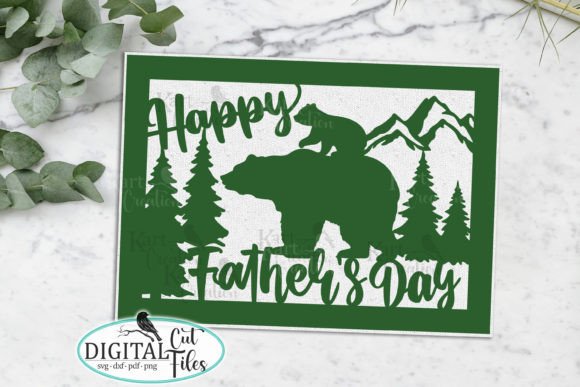 Download Happy Fathers Day Card Svg Cut File - Svg cut file Collection