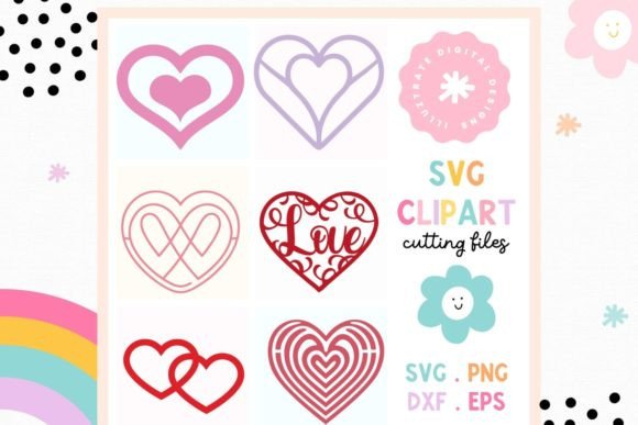 Download Love Heart SVG Cut File | Heart Clipart - Svg cut file Collection