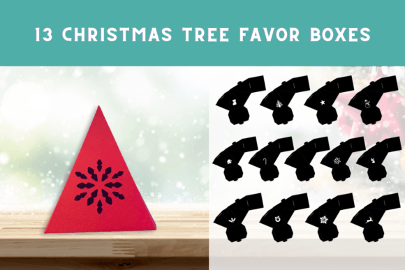 Download 3d Christmas Tree Favor Box SVG Cut File - Svg cut file Collection