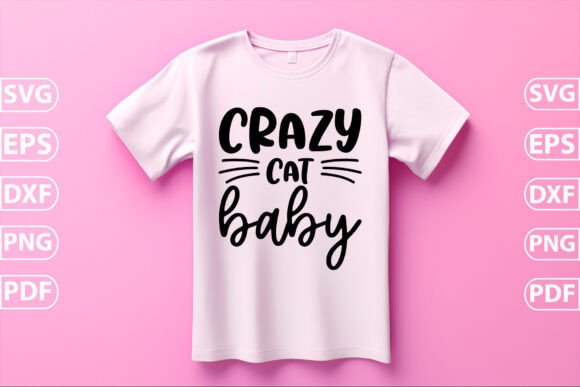 Download Crazy Cat Baby Craft SVG - Premium Resources